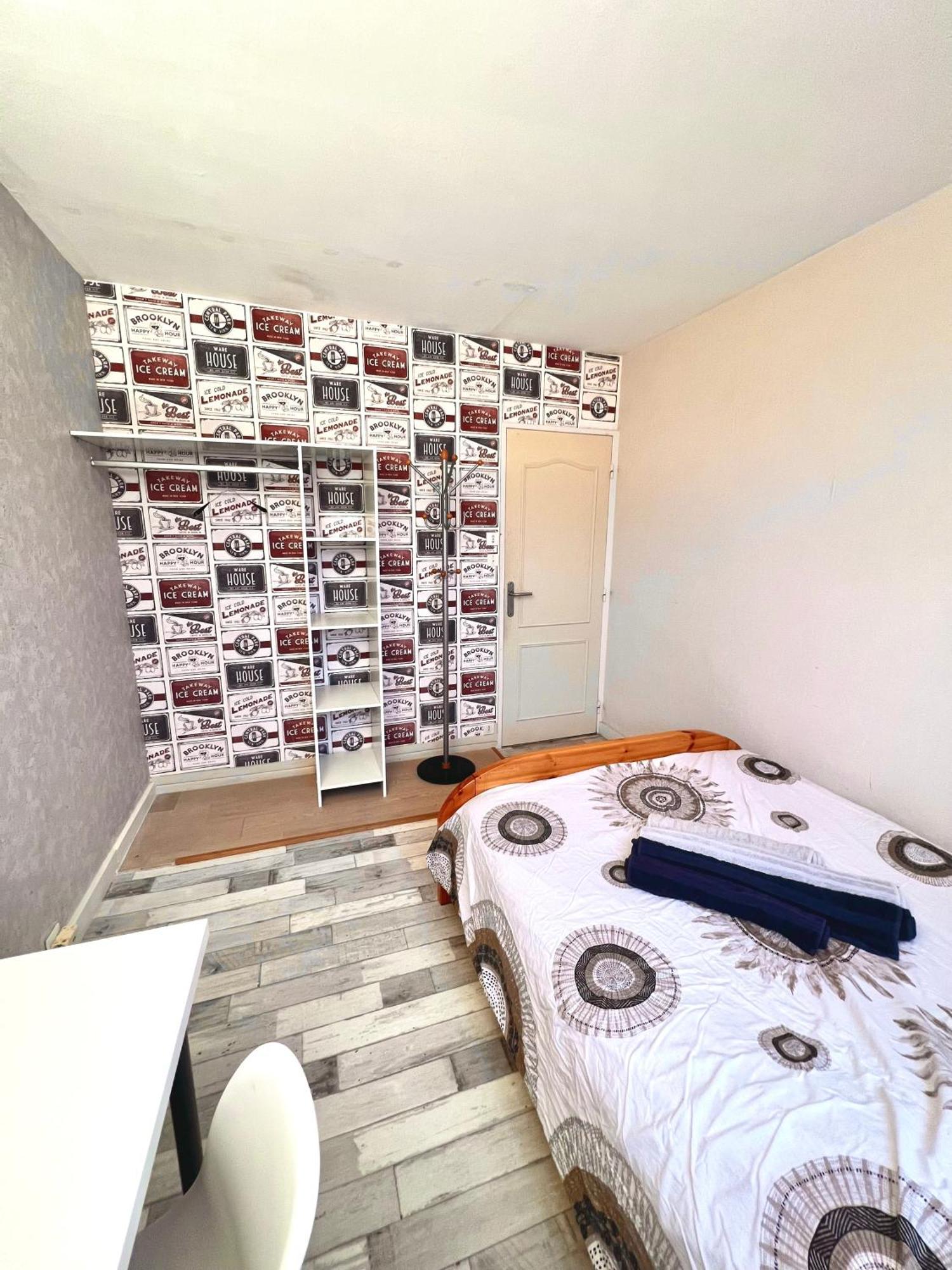 Appartement Proche Gare, 6 Voyageurs Et Stationnement Gratuit Reims Exterior foto